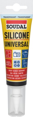 Soudal Universal-Silikon 80ml transparent, 124744